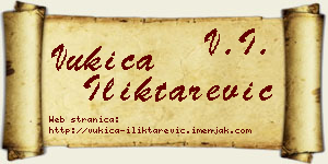 Vukica Iliktarević vizit kartica